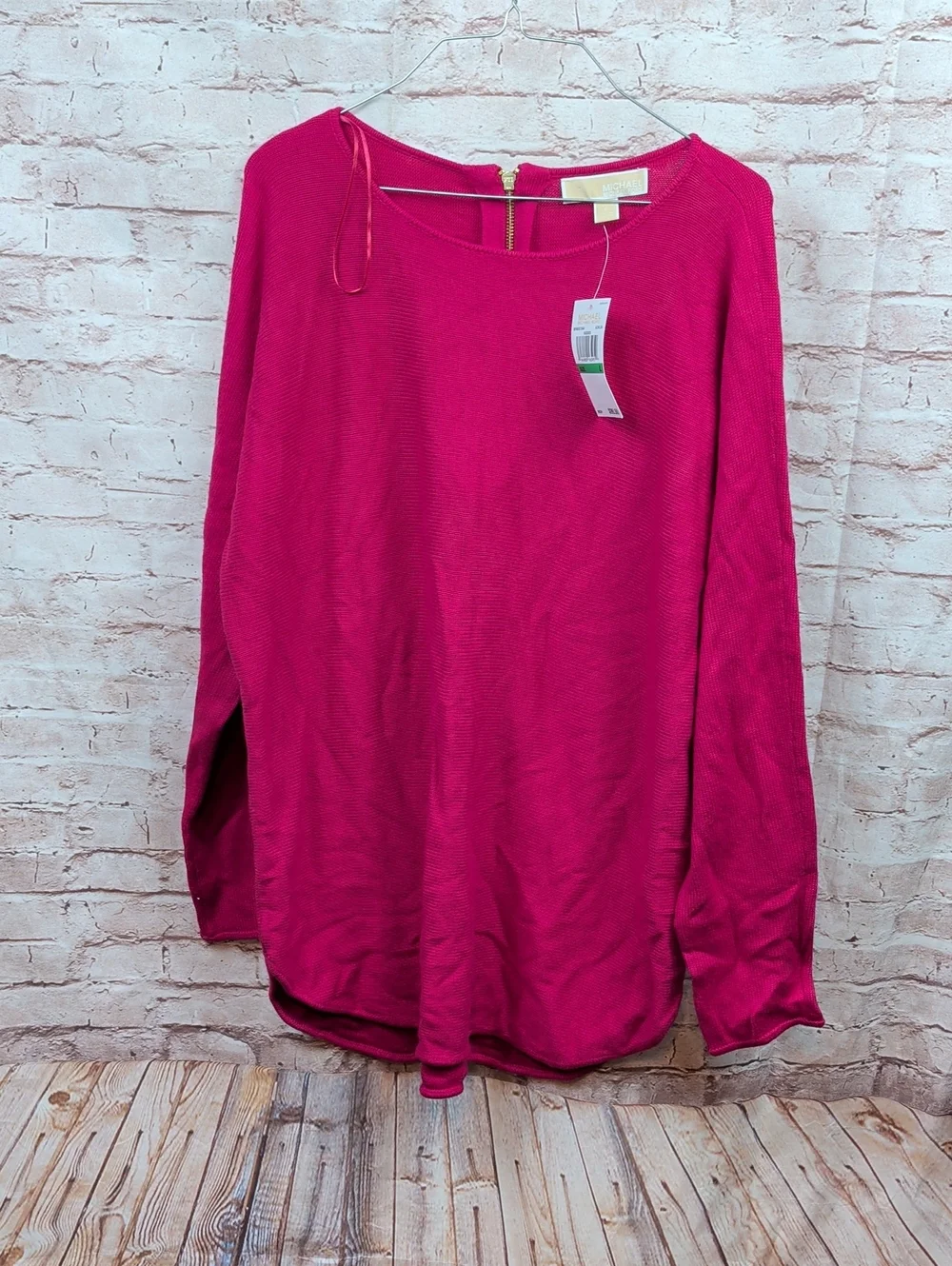 Michael Kors Fuchsia Sweater Large New Nwt
